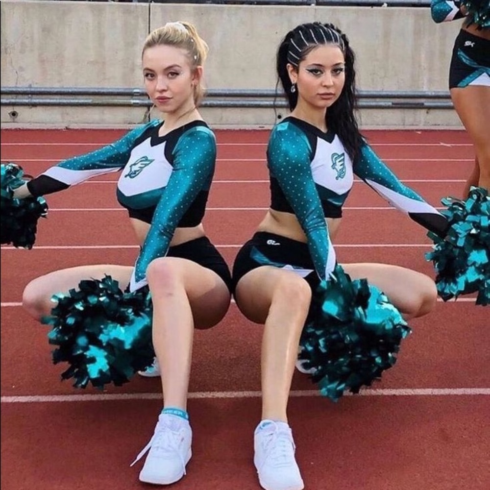 Cassie and Mandy cheer costume
